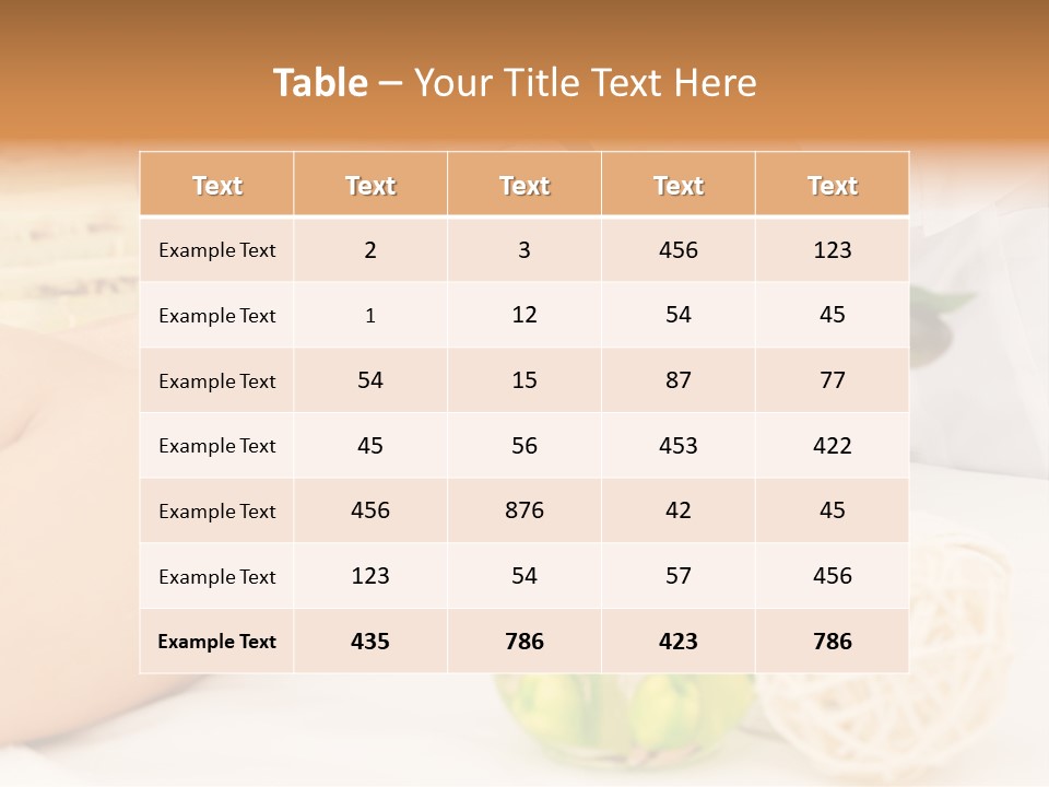 Relaxing Green Woman PowerPoint Template