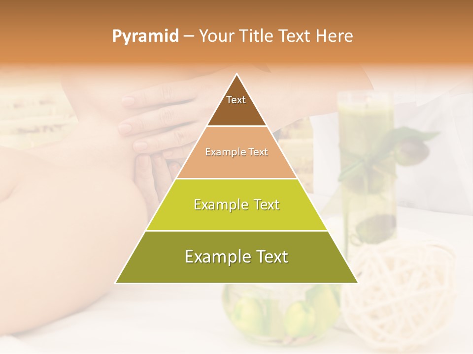 Relaxing Green Woman PowerPoint Template