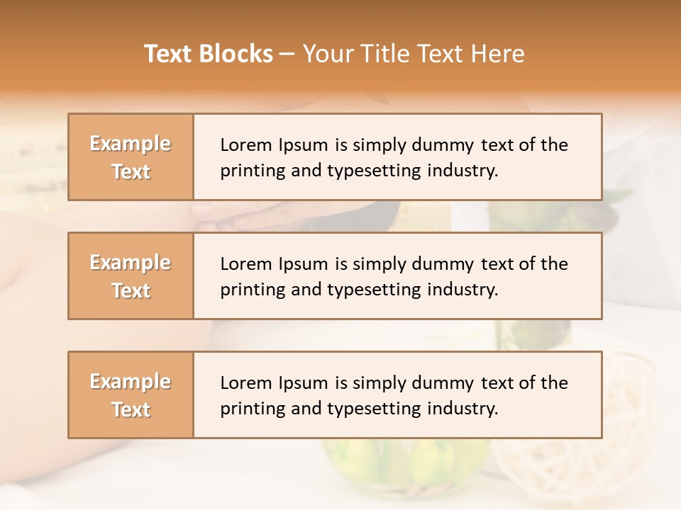 Relaxing Green Woman PowerPoint Template