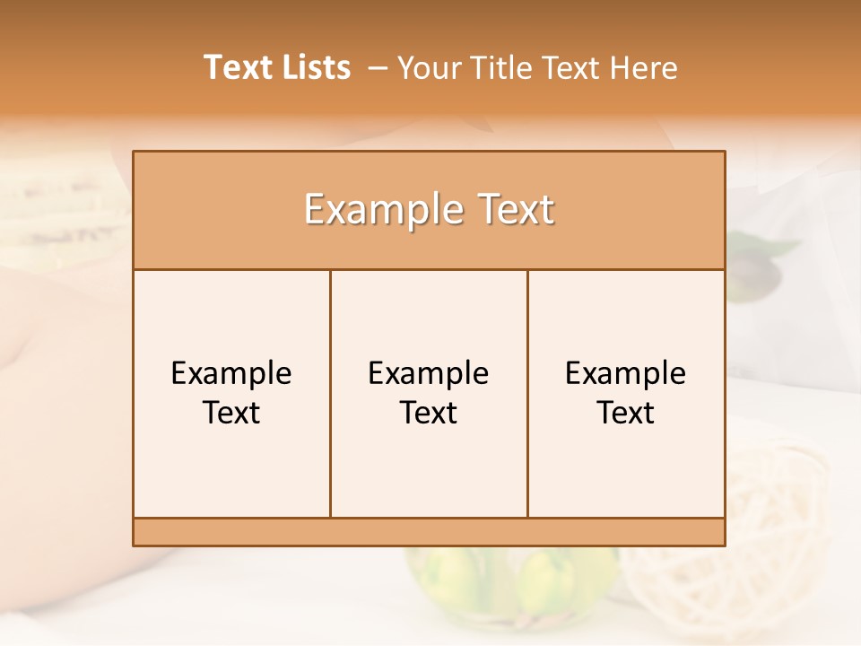 Relaxing Green Woman PowerPoint Template