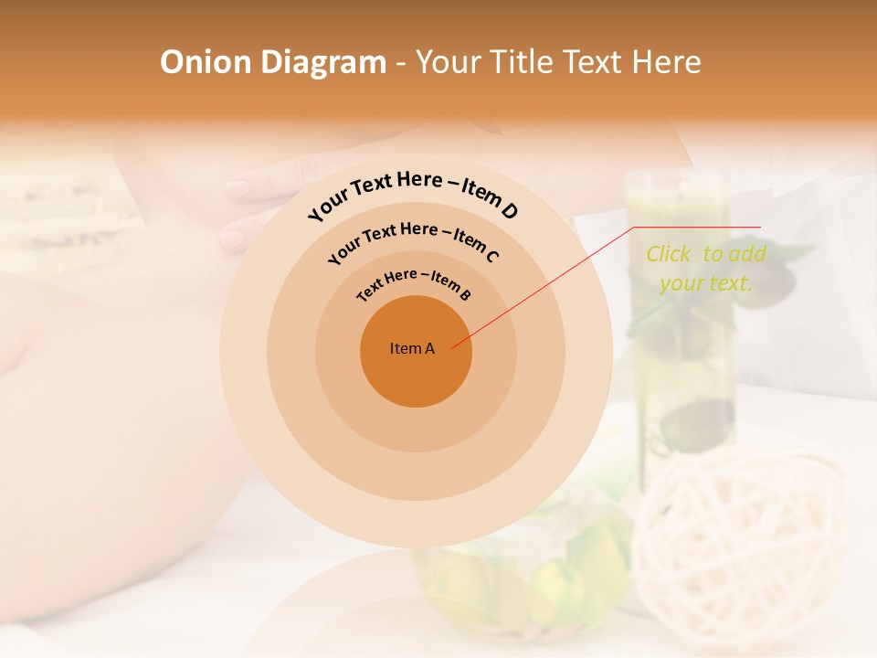 Relaxing Green Woman PowerPoint Template