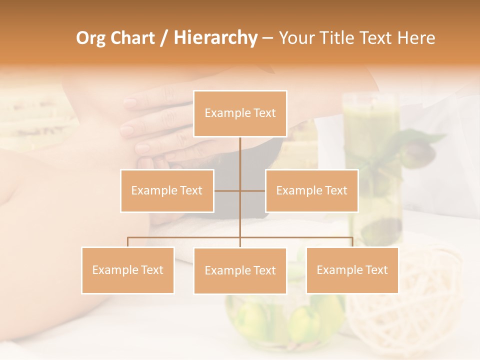 Relaxing Green Woman PowerPoint Template