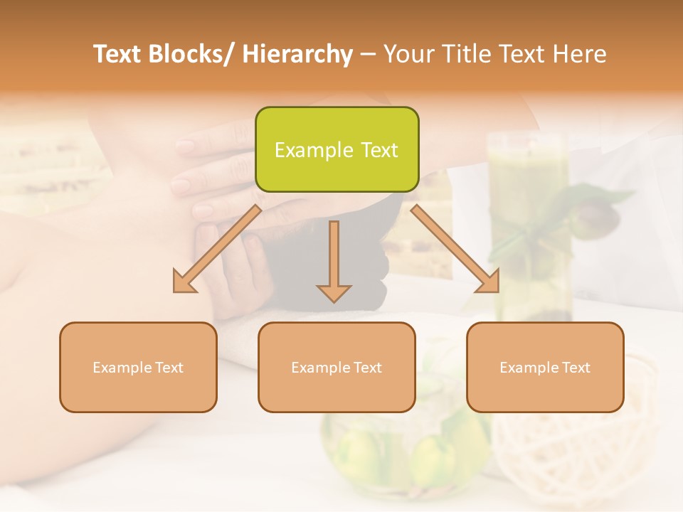 Relaxing Green Woman PowerPoint Template