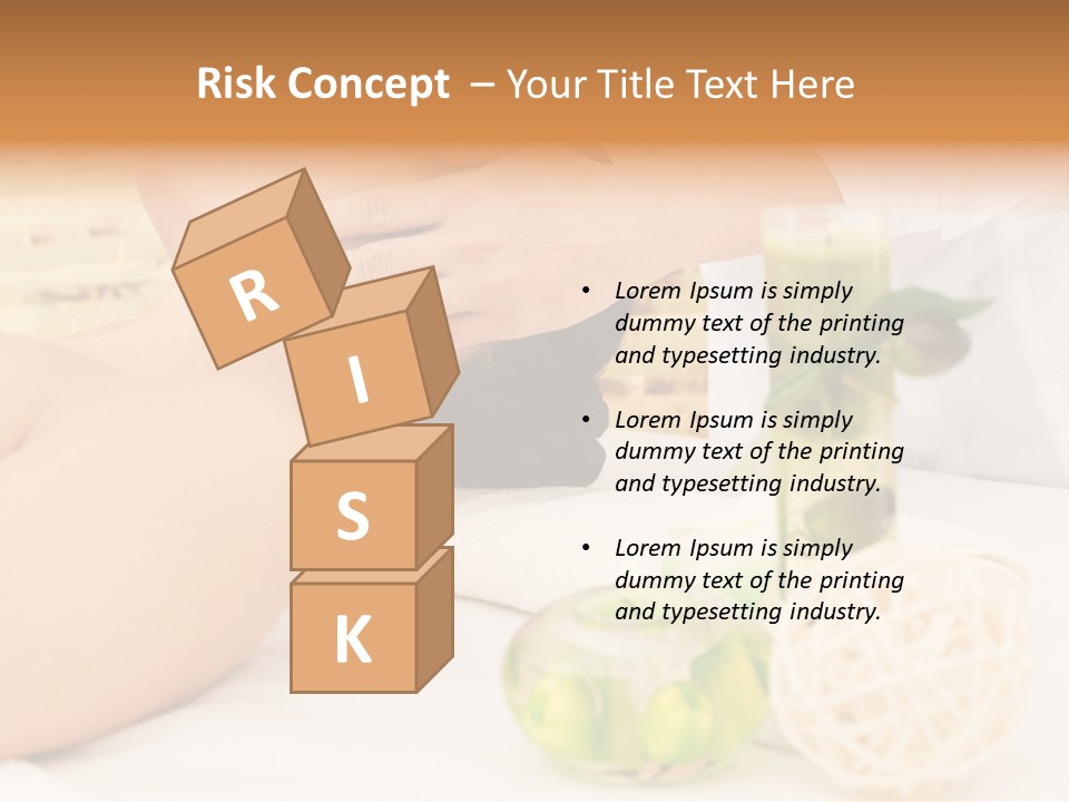 Relaxing Green Woman PowerPoint Template