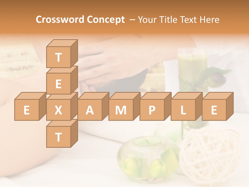 Relaxing Green Woman PowerPoint Template