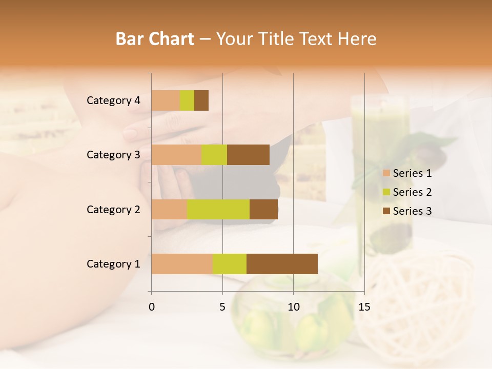 Relaxing Green Woman PowerPoint Template