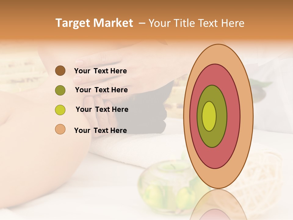 Relaxing Green Woman PowerPoint Template