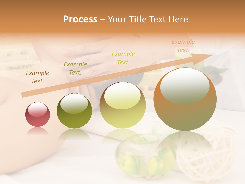 Relaxing Green Woman PowerPoint Template