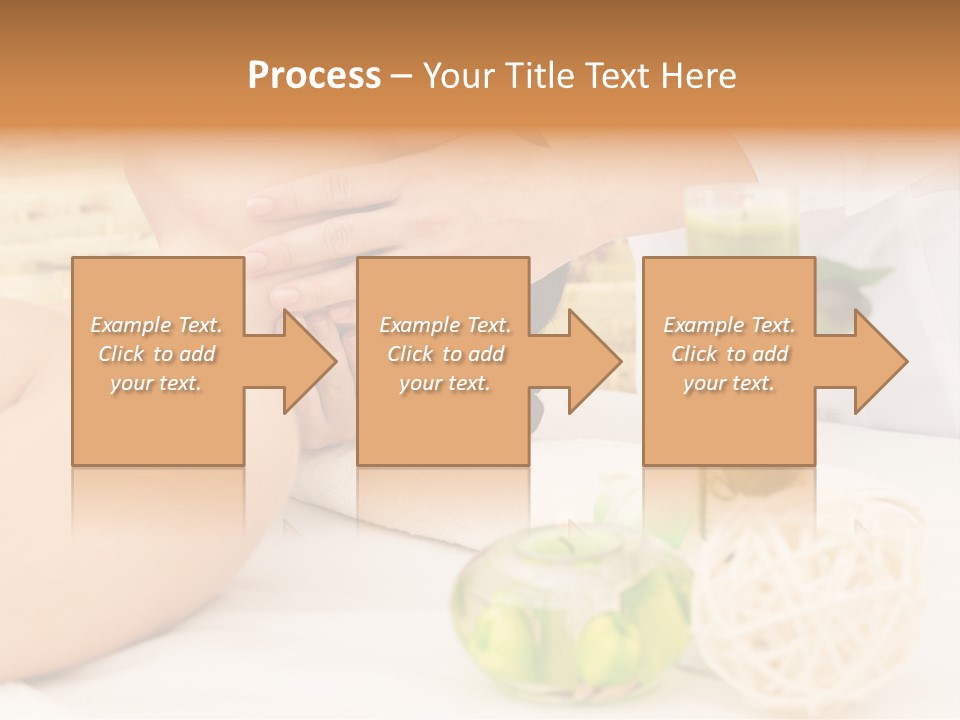 Relaxing Green Woman PowerPoint Template