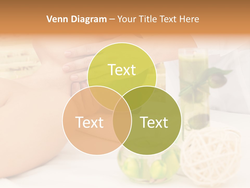 Relaxing Green Woman PowerPoint Template