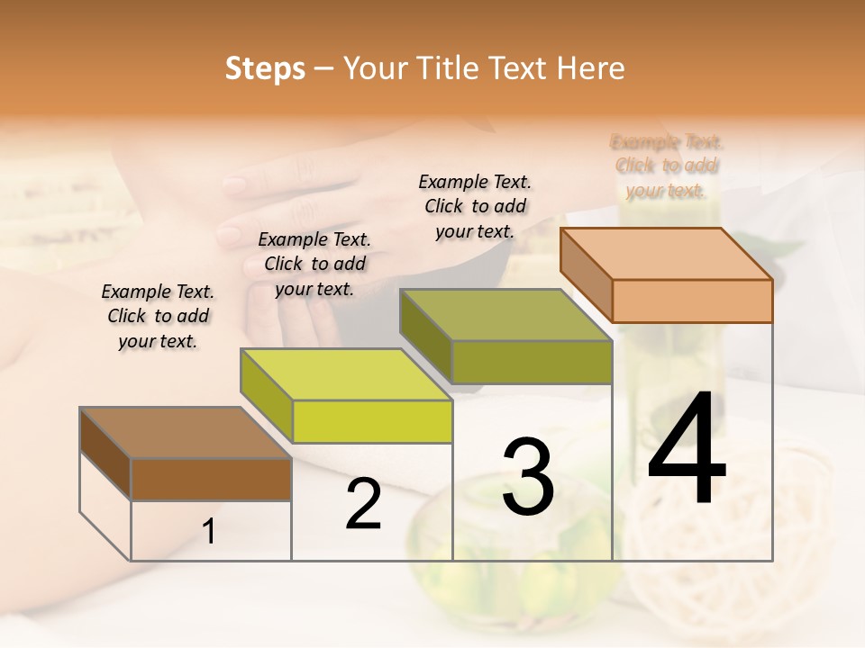 Relaxing Green Woman PowerPoint Template
