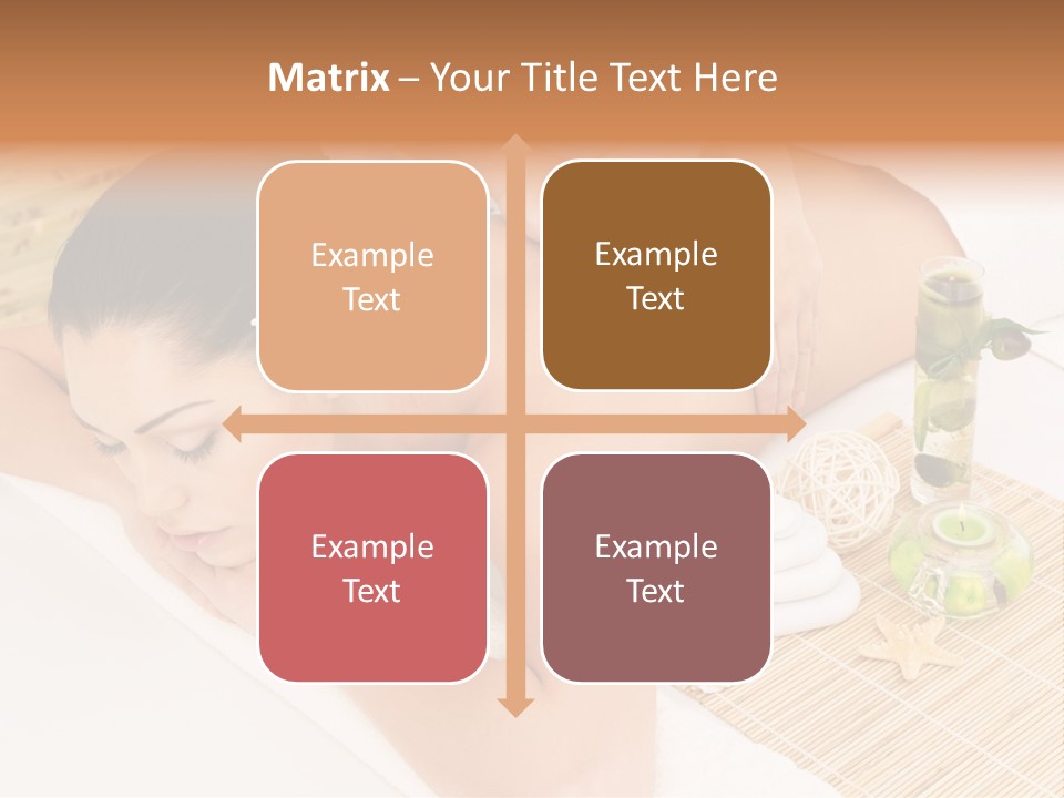 Spa Treatment Woman Spa PowerPoint Template