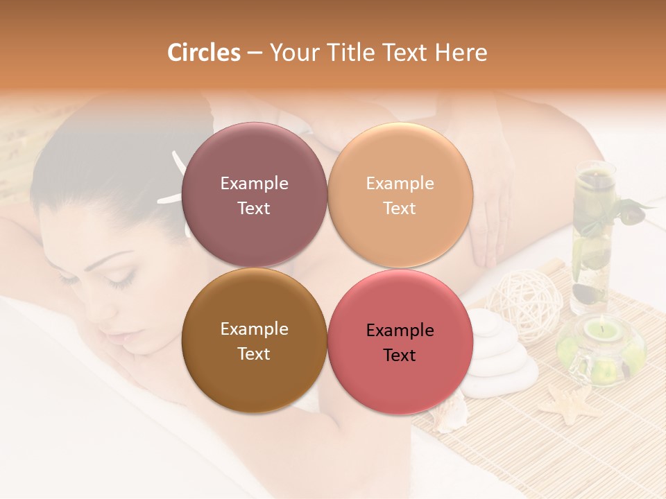Spa Treatment Woman Spa PowerPoint Template