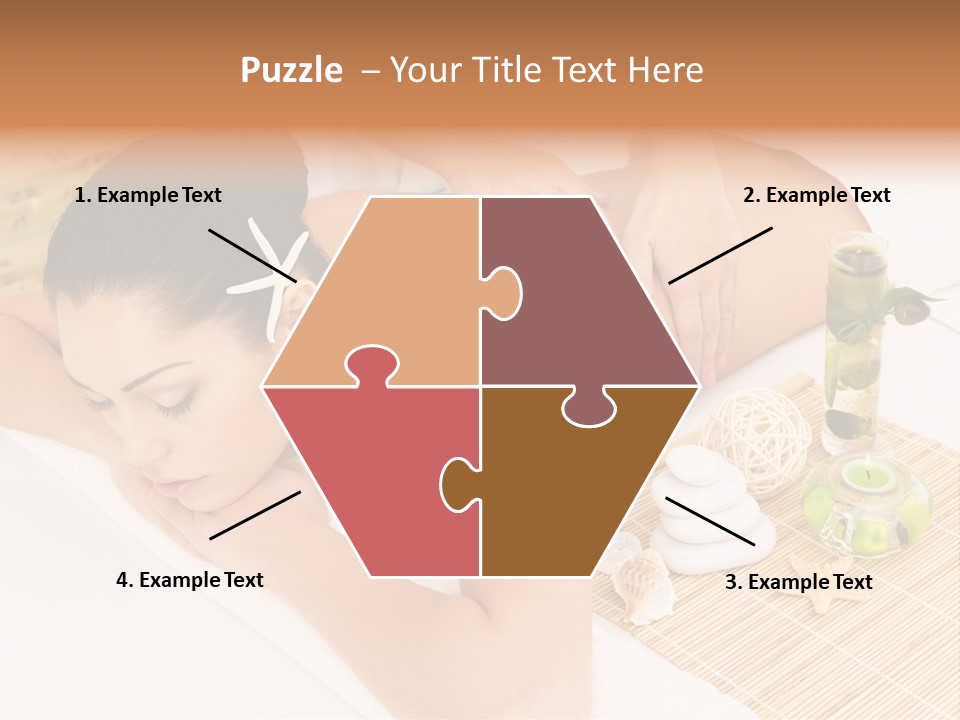 Spa Treatment Woman Spa PowerPoint Template