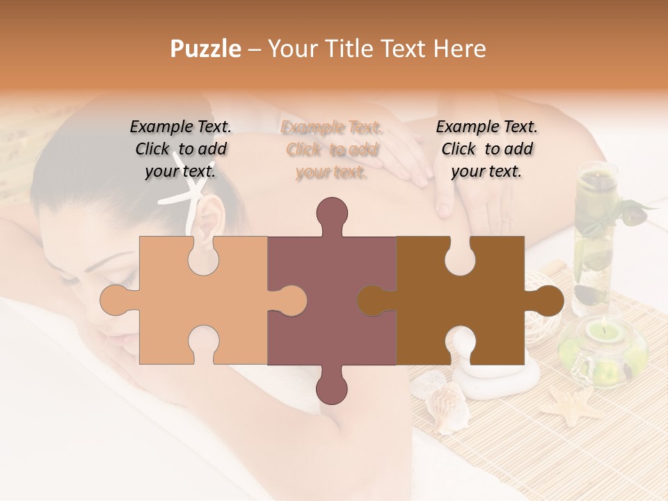 Spa Treatment Woman Spa PowerPoint Template