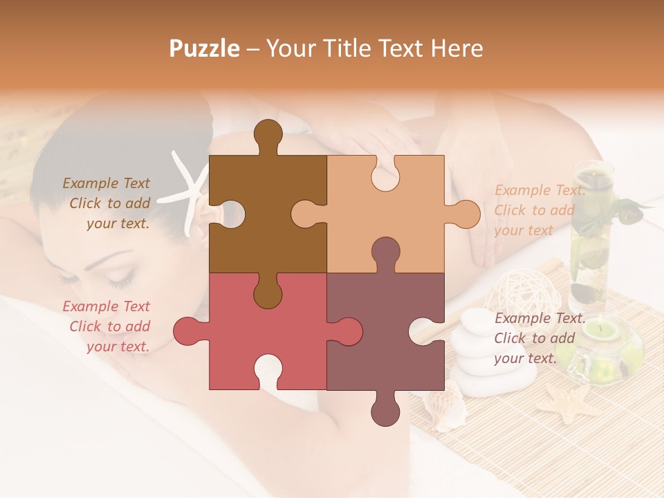 Spa Treatment Woman Spa PowerPoint Template