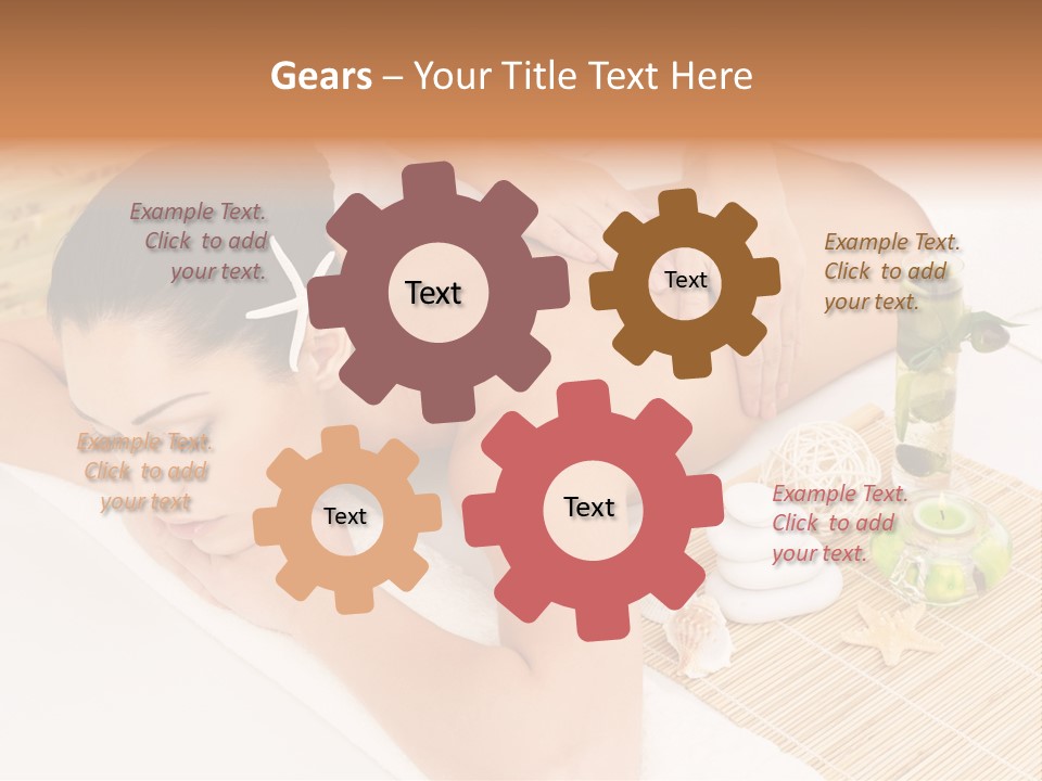 Spa Treatment Woman Spa PowerPoint Template