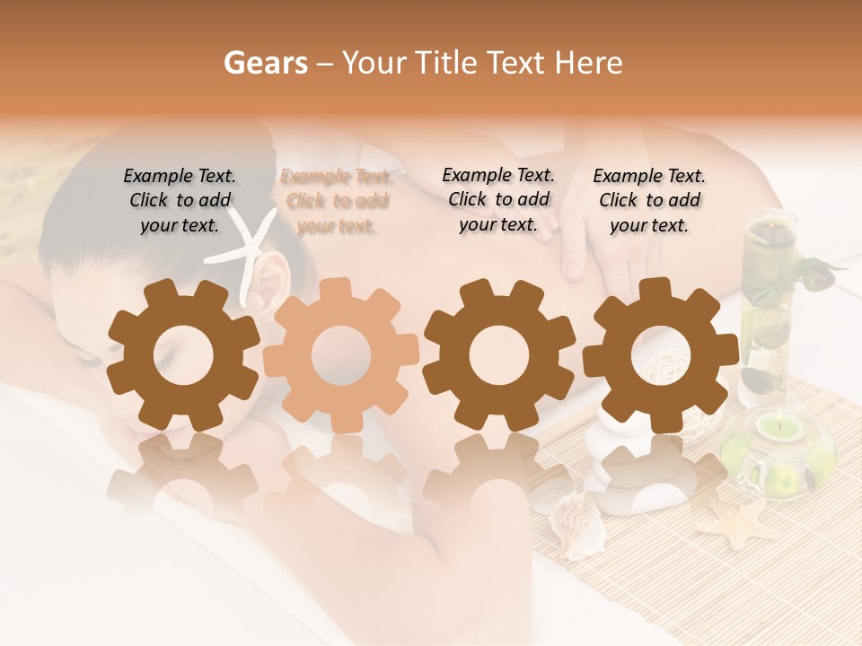 Spa Treatment Woman Spa PowerPoint Template