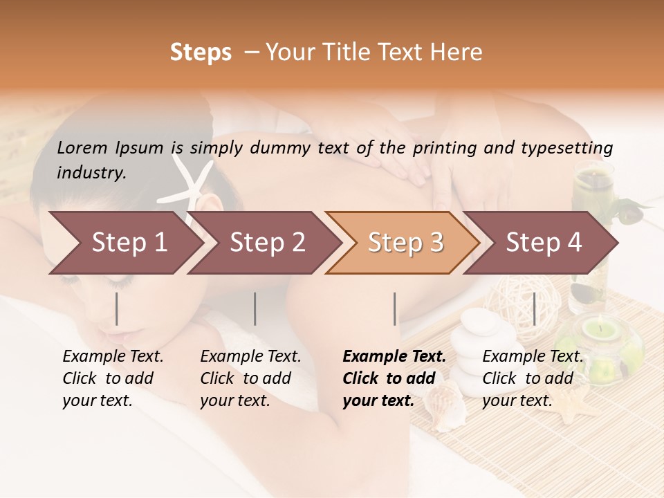 Spa Treatment Woman Spa PowerPoint Template