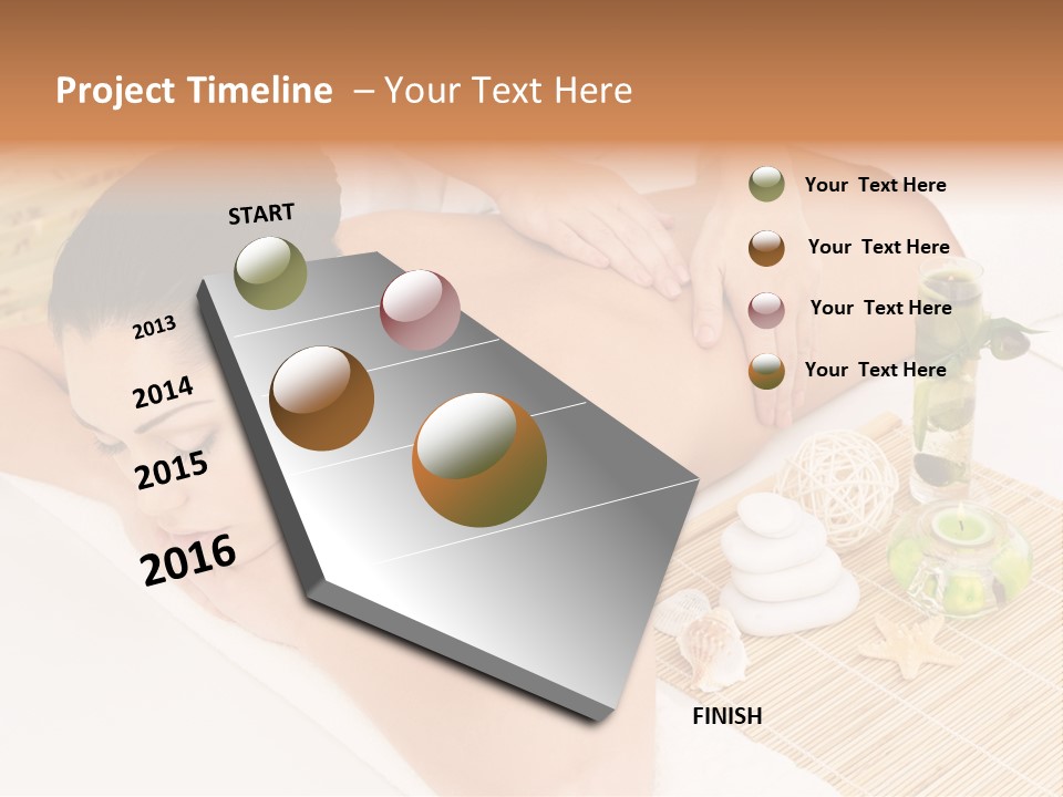 Spa Treatment Woman Spa PowerPoint Template