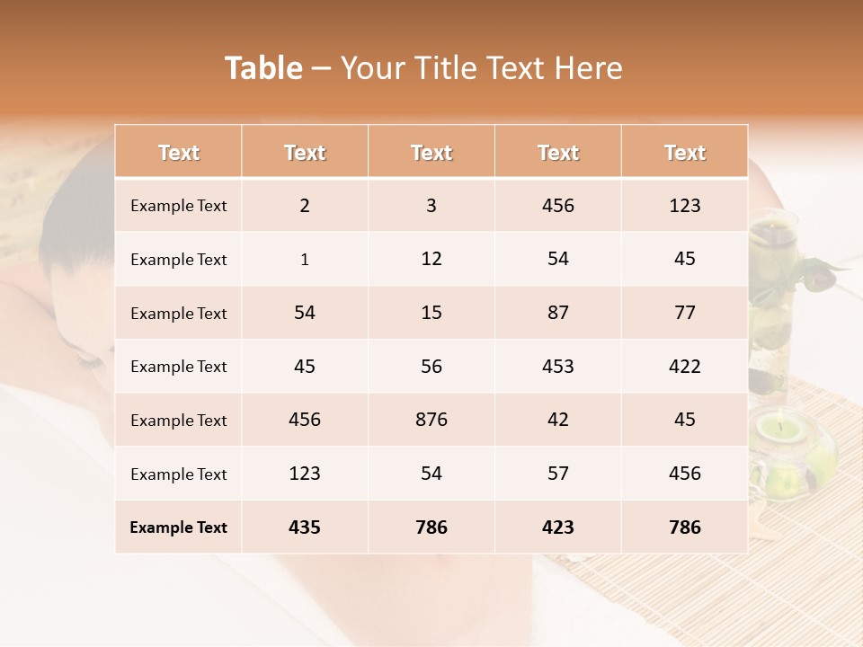 Spa Treatment Woman Spa PowerPoint Template