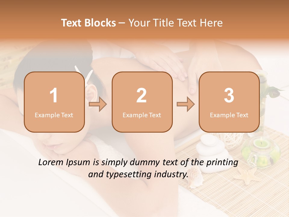 Spa Treatment Woman Spa PowerPoint Template