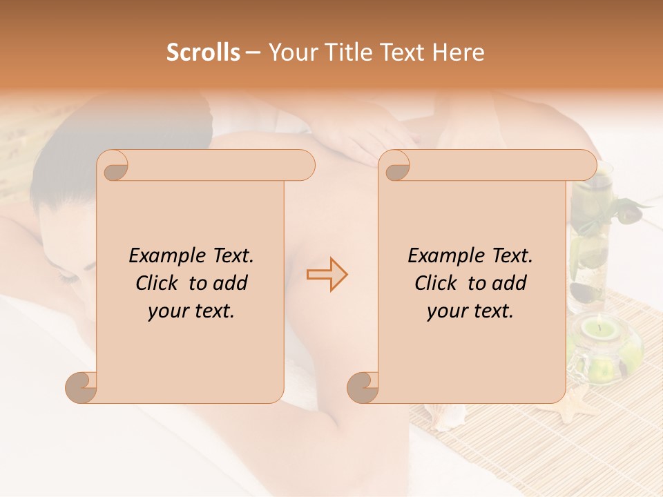 Spa Treatment Woman Spa PowerPoint Template