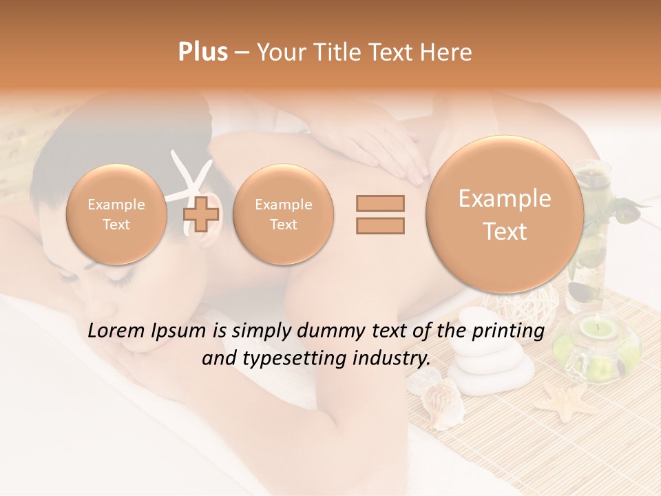 Spa Treatment Woman Spa PowerPoint Template