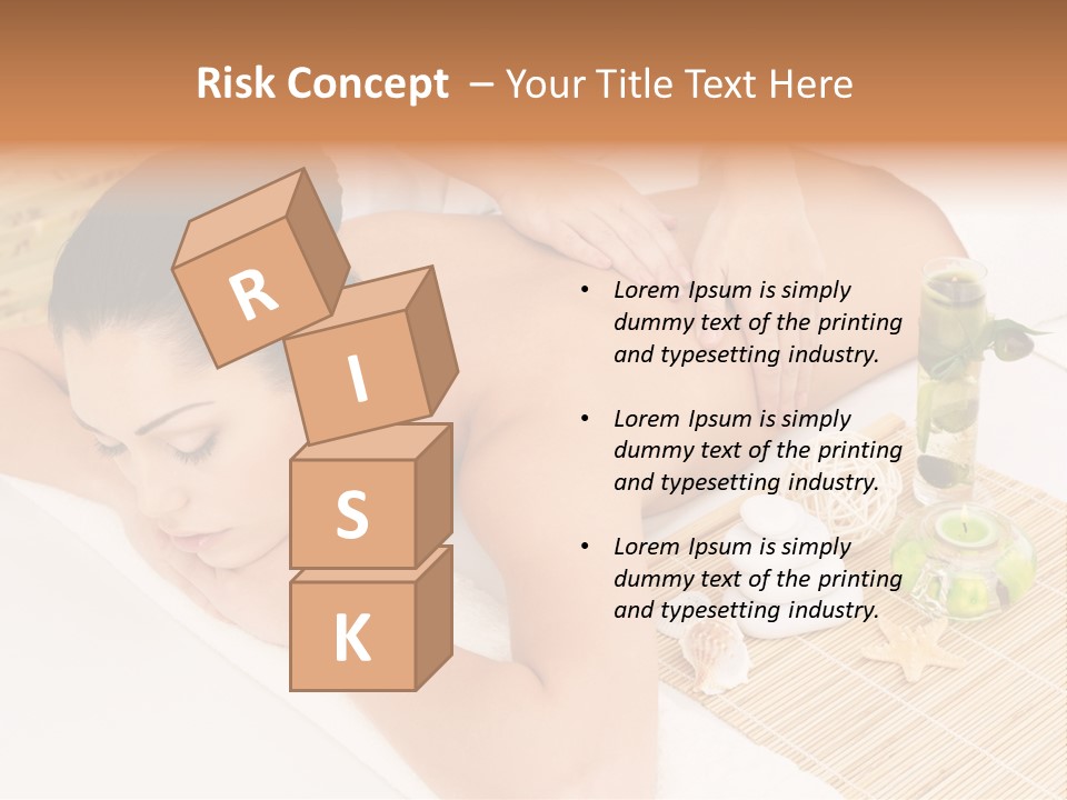 Spa Treatment Woman Spa PowerPoint Template