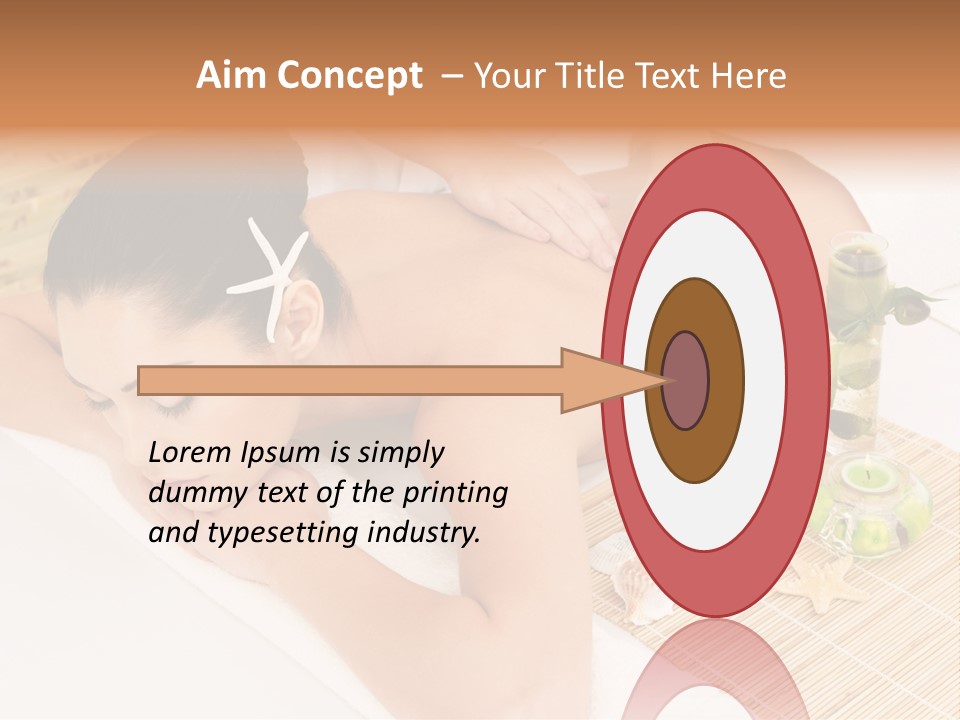 Spa Treatment Woman Spa PowerPoint Template