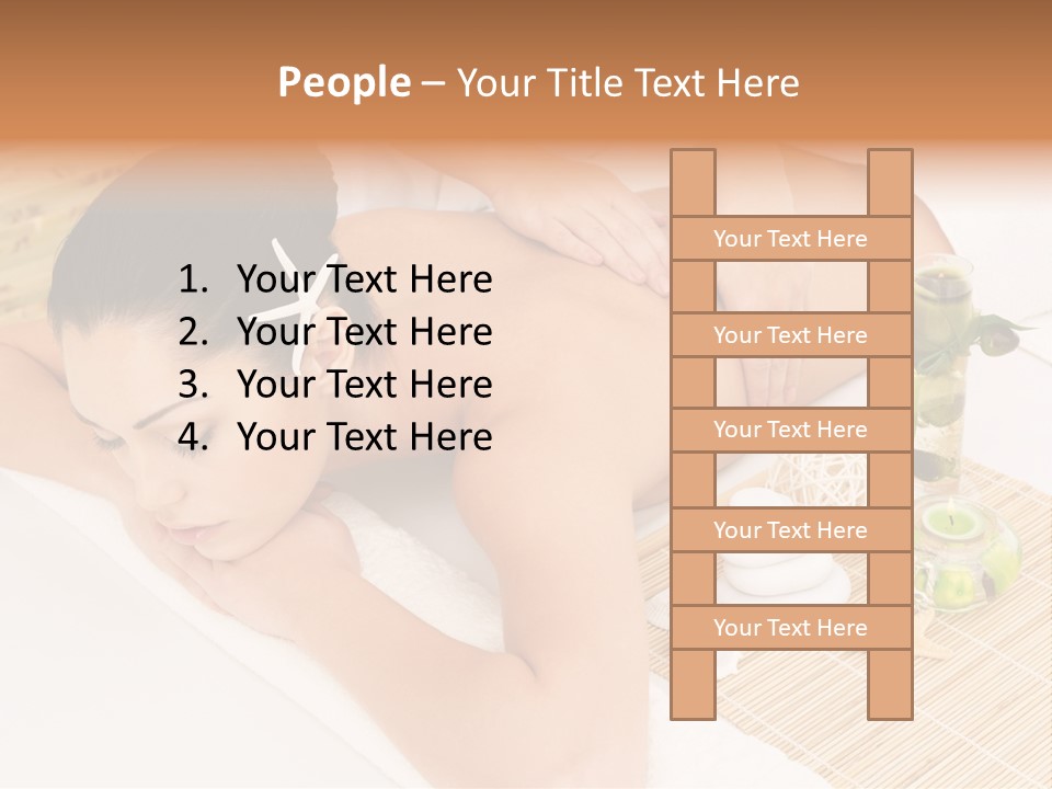 Spa Treatment Woman Spa PowerPoint Template