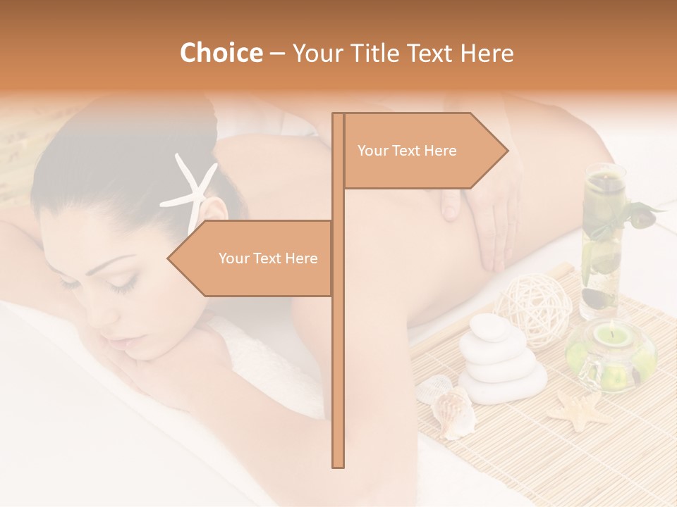 Spa Treatment Woman Spa PowerPoint Template