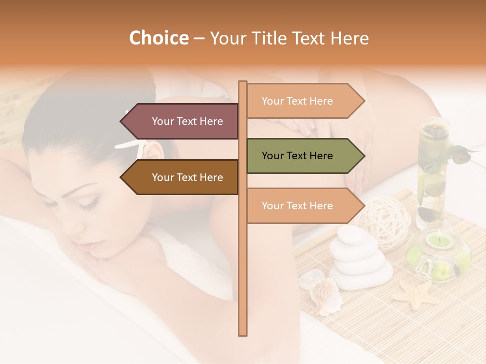 Spa Treatment Woman Spa PowerPoint Template