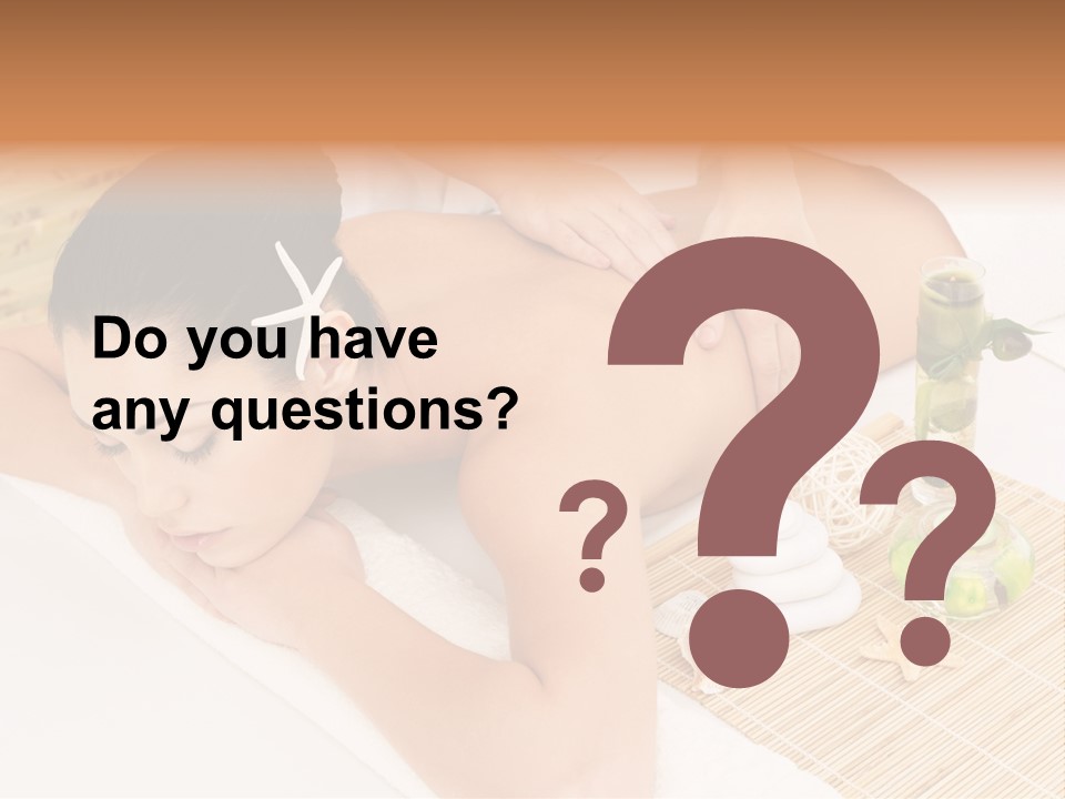 Spa Treatment Woman Spa PowerPoint Template