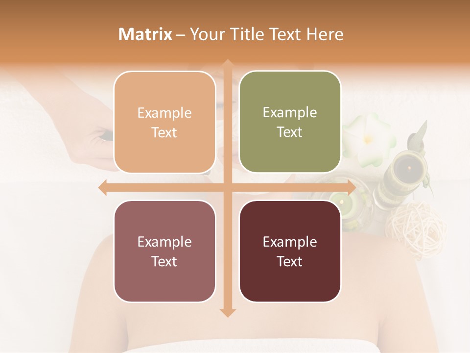 Horizontal Spa Face PowerPoint Template