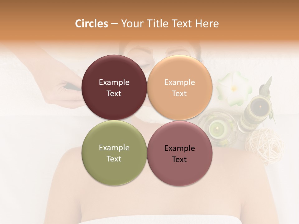 Horizontal Spa Face PowerPoint Template
