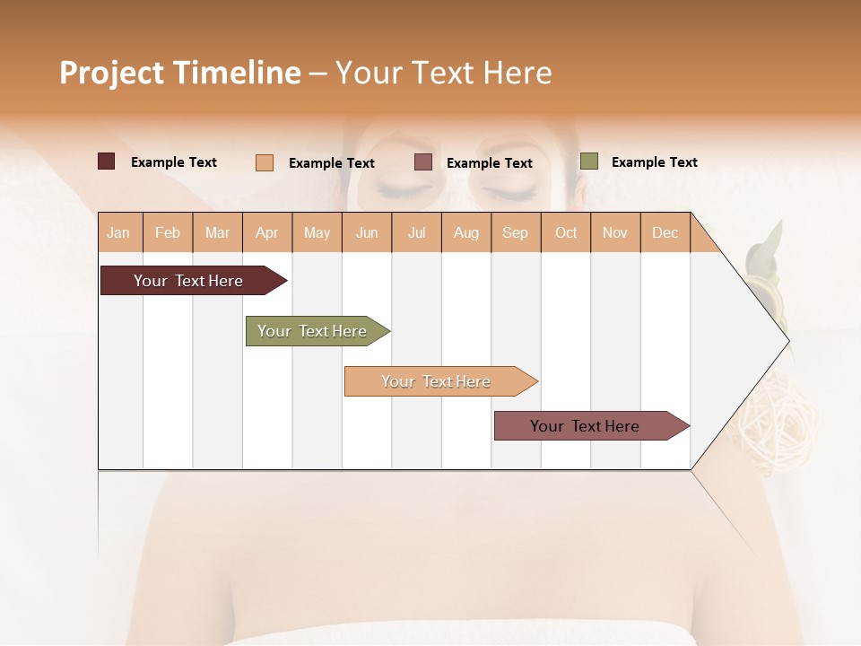 Horizontal Spa Face PowerPoint Template