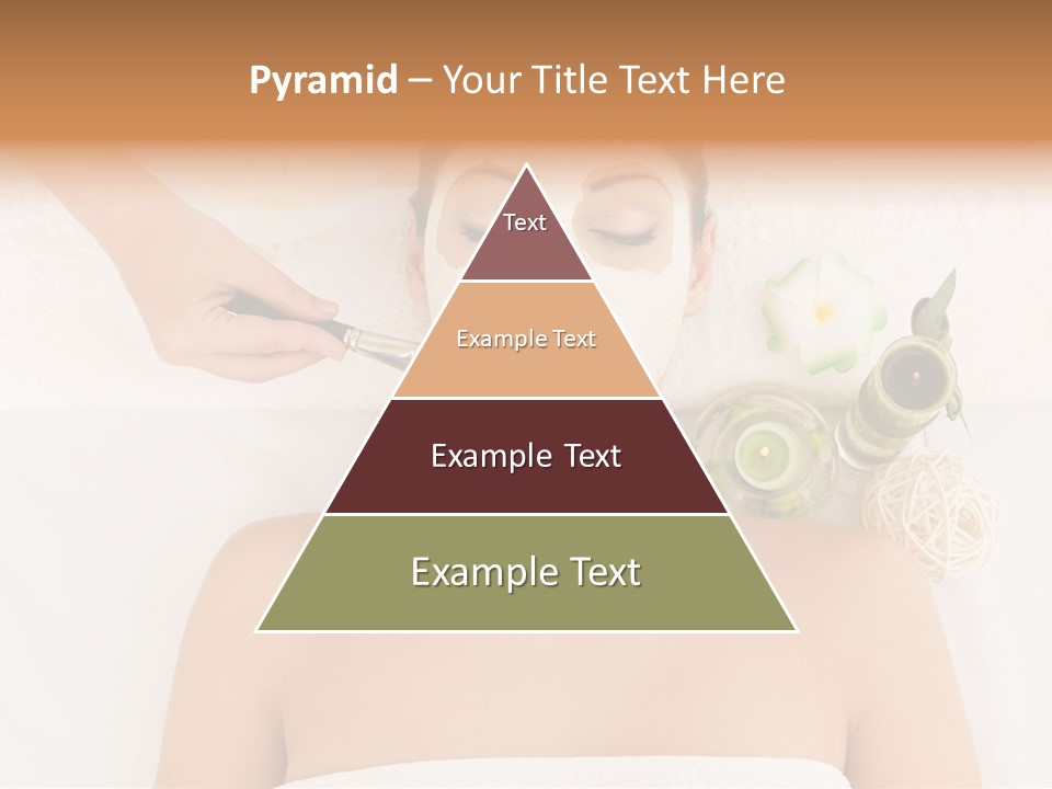 Horizontal Spa Face PowerPoint Template