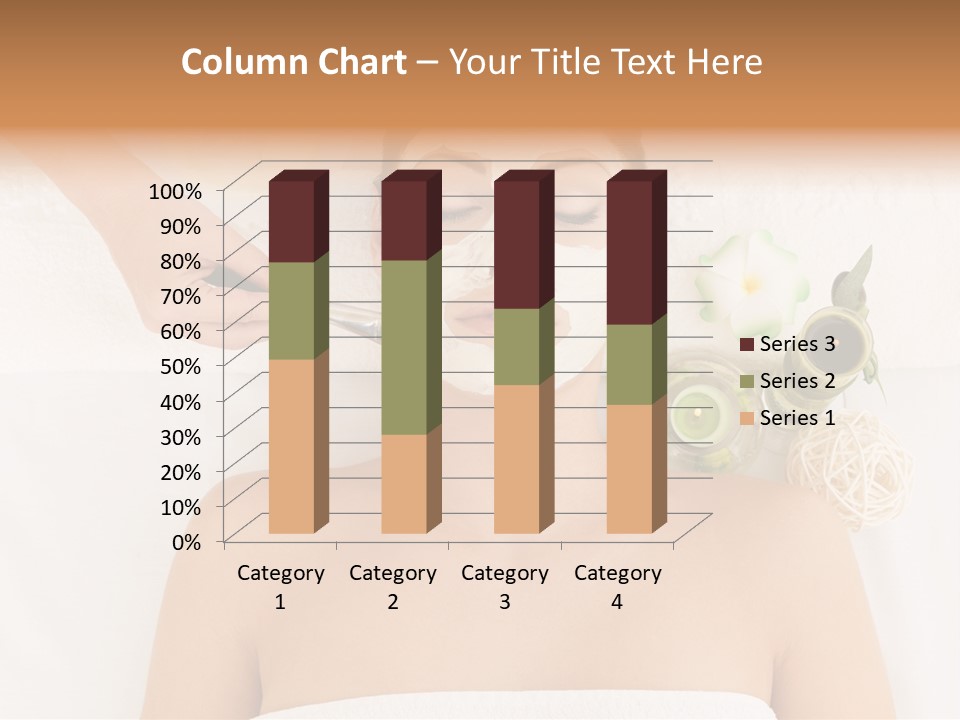 Horizontal Spa Face PowerPoint Template