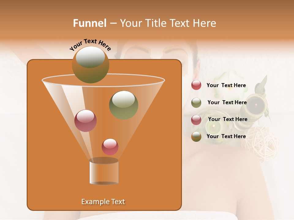 Horizontal Spa Face PowerPoint Template