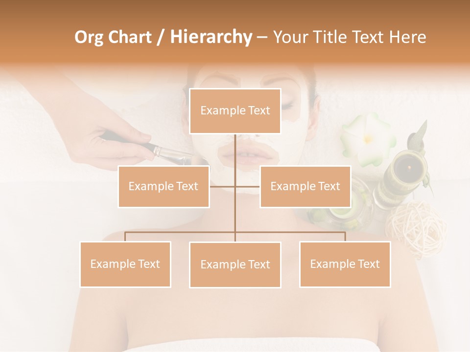 Horizontal Spa Face PowerPoint Template