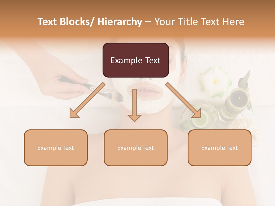 Horizontal Spa Face PowerPoint Template