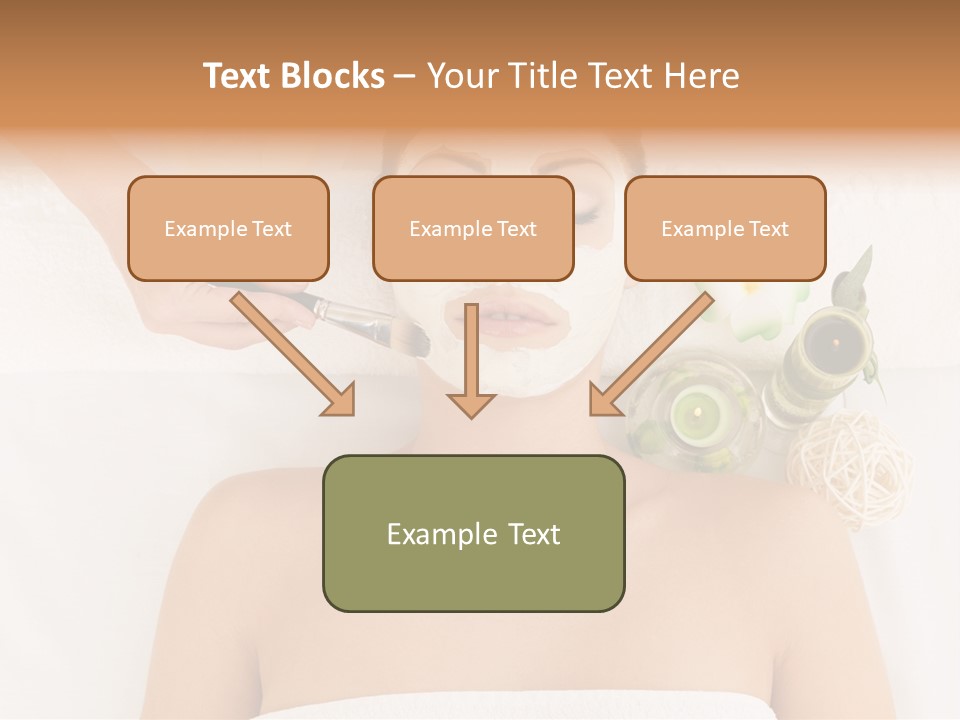 Horizontal Spa Face PowerPoint Template
