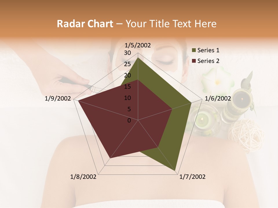 Horizontal Spa Face PowerPoint Template