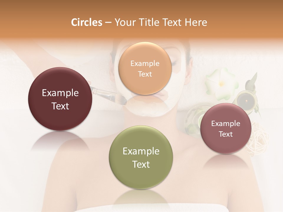 Horizontal Spa Face PowerPoint Template