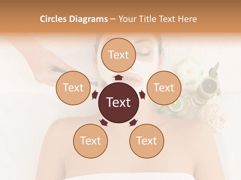 Horizontal Spa Face PowerPoint Template