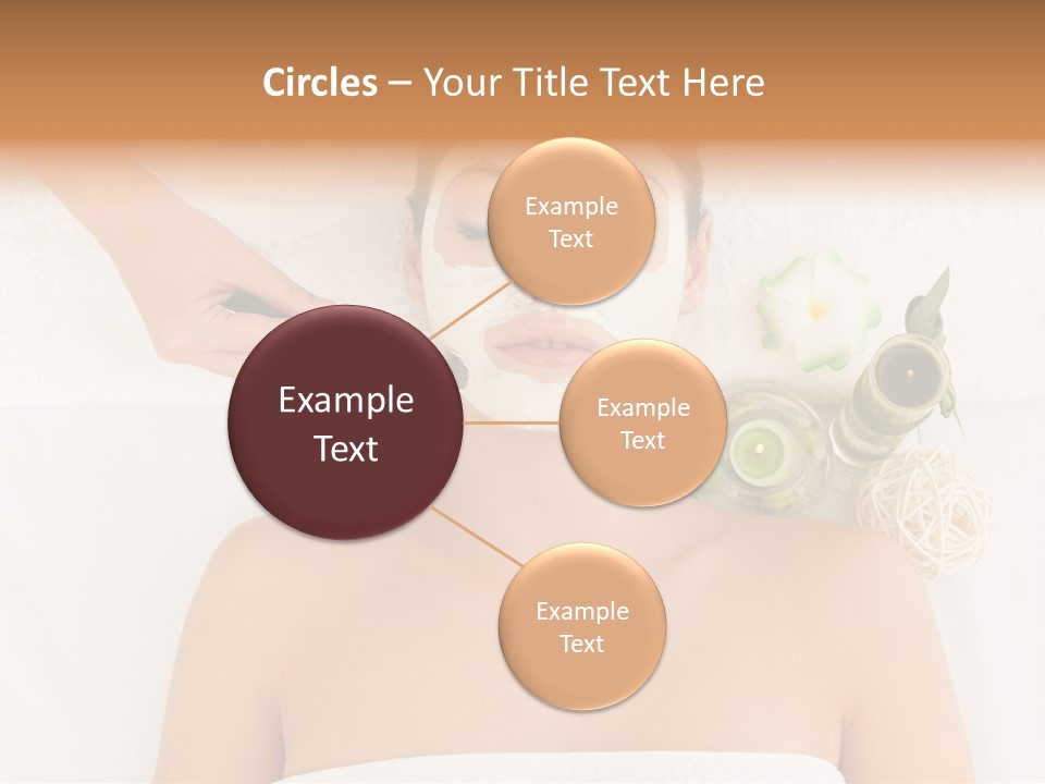 Horizontal Spa Face PowerPoint Template