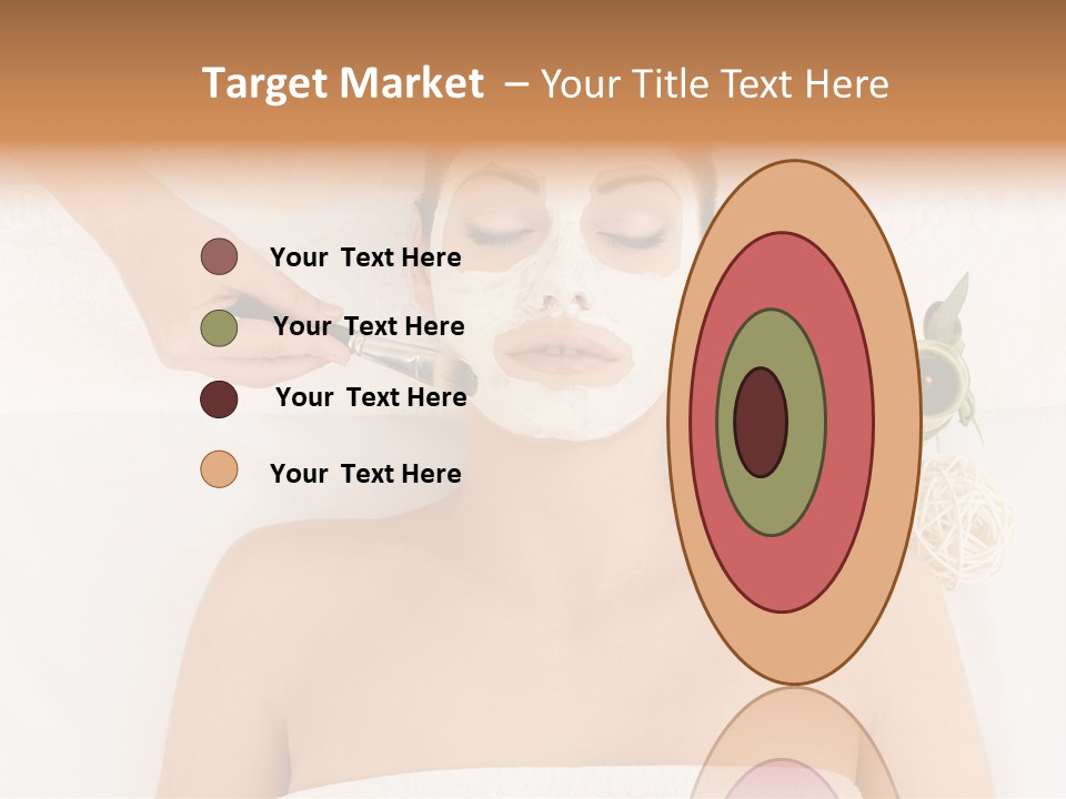 Horizontal Spa Face PowerPoint Template