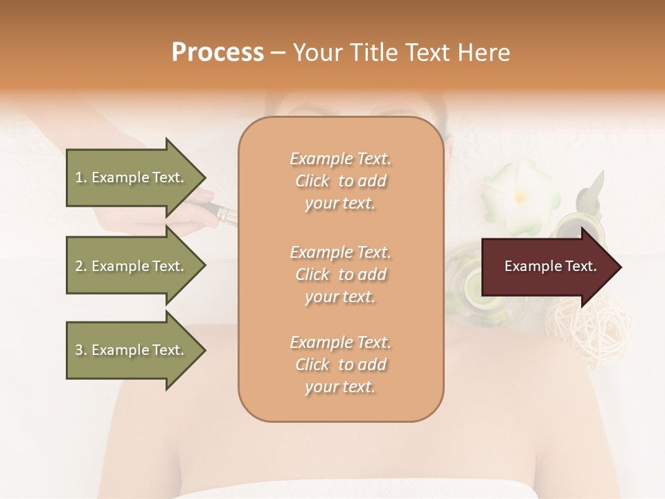Horizontal Spa Face PowerPoint Template