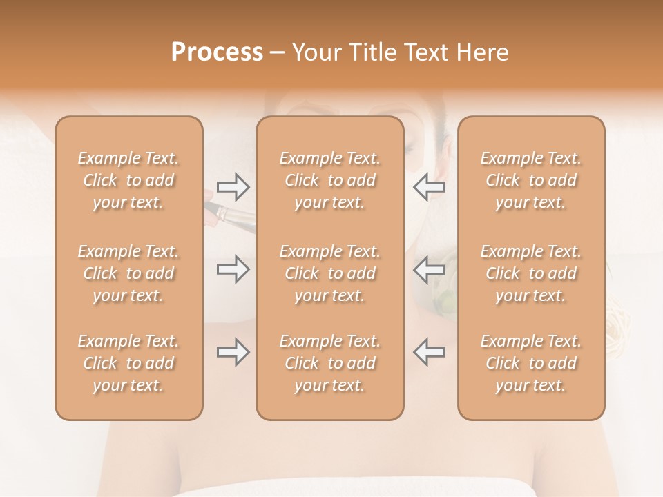 Horizontal Spa Face PowerPoint Template